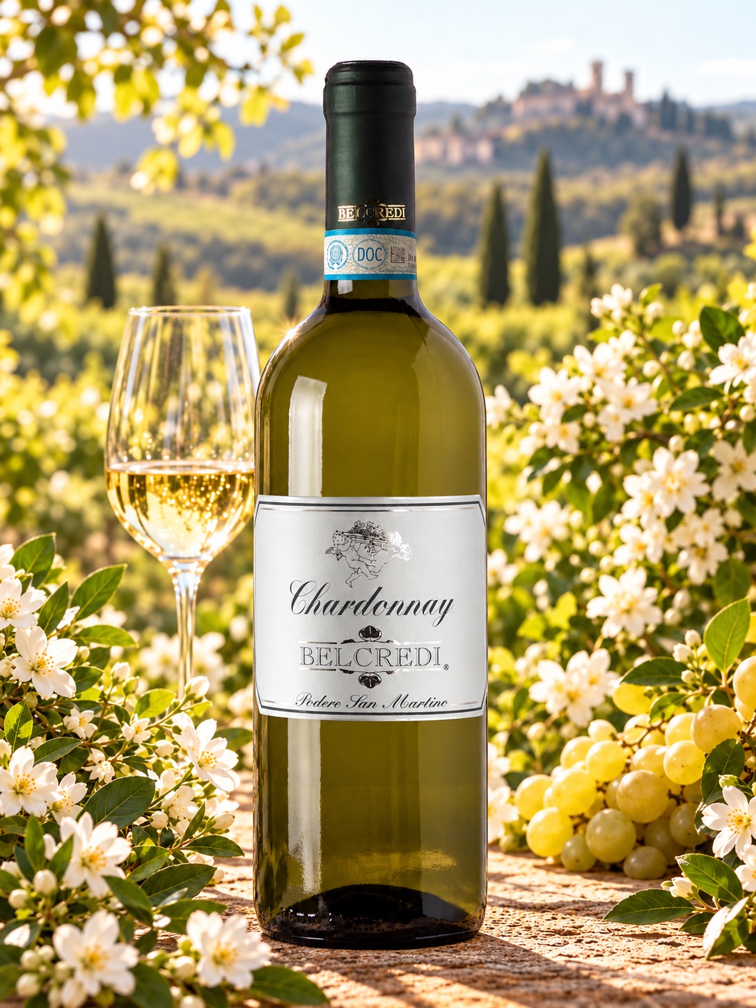 Bottiglia OLTREPÒ PAVESE CHARDONNAY DOC LINEA SAN MARTINO Belcredi