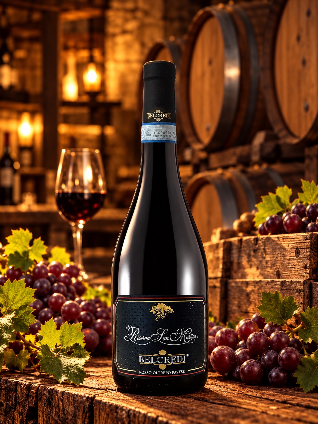 Bottiglia OLTREPO’ PAVESE ROSSO DOC RISERVA LINEA SAN MARTINO Belcredi